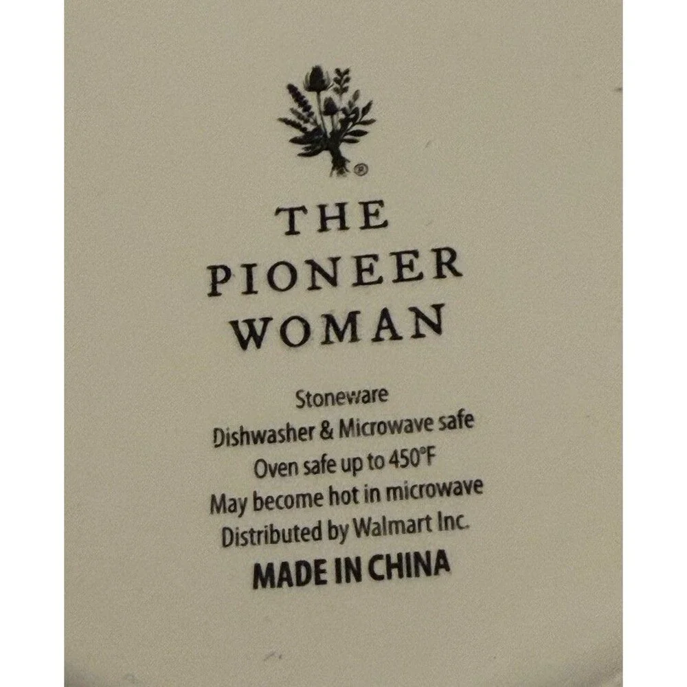 Pioneer Woman Mini Pumpkin Cocottes‎ Ceramic Casserole Dish Linen 13.5 oz